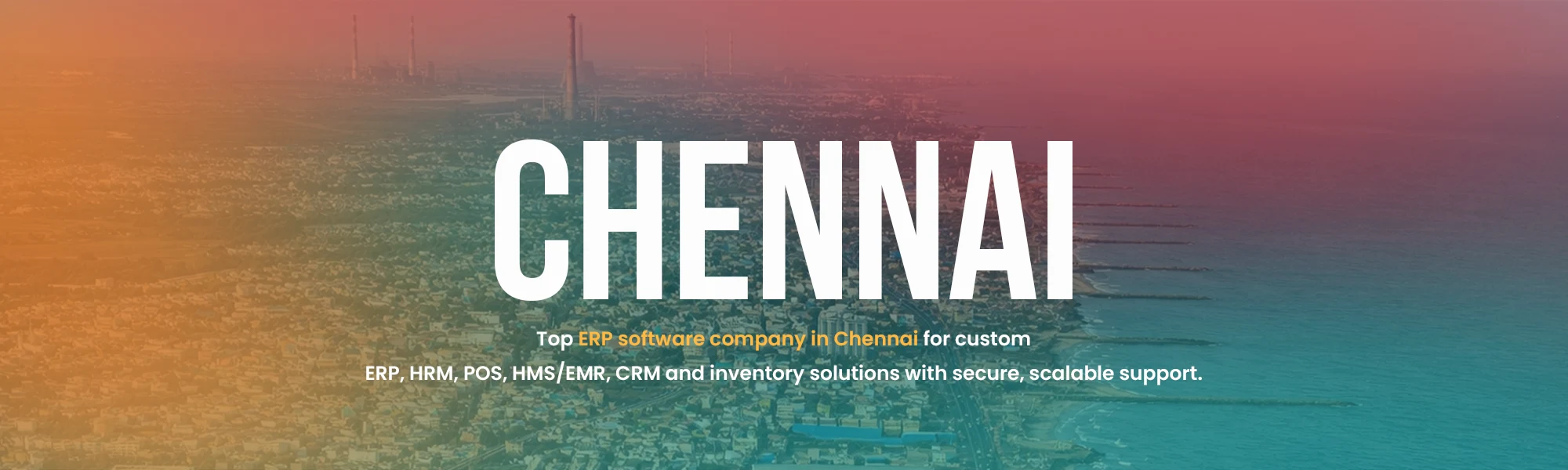Chennai skyline