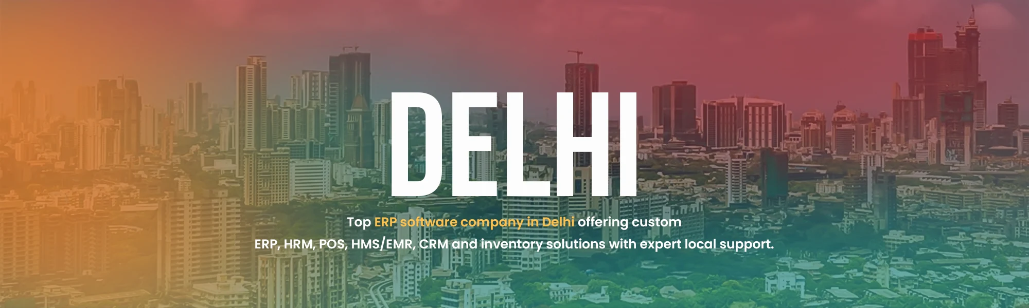 Delhi skyline