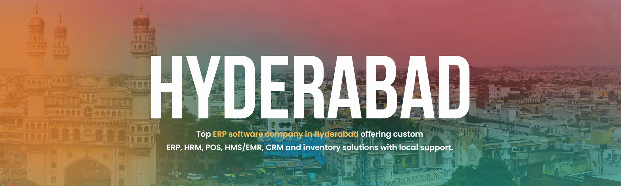 Hyderabad skyline