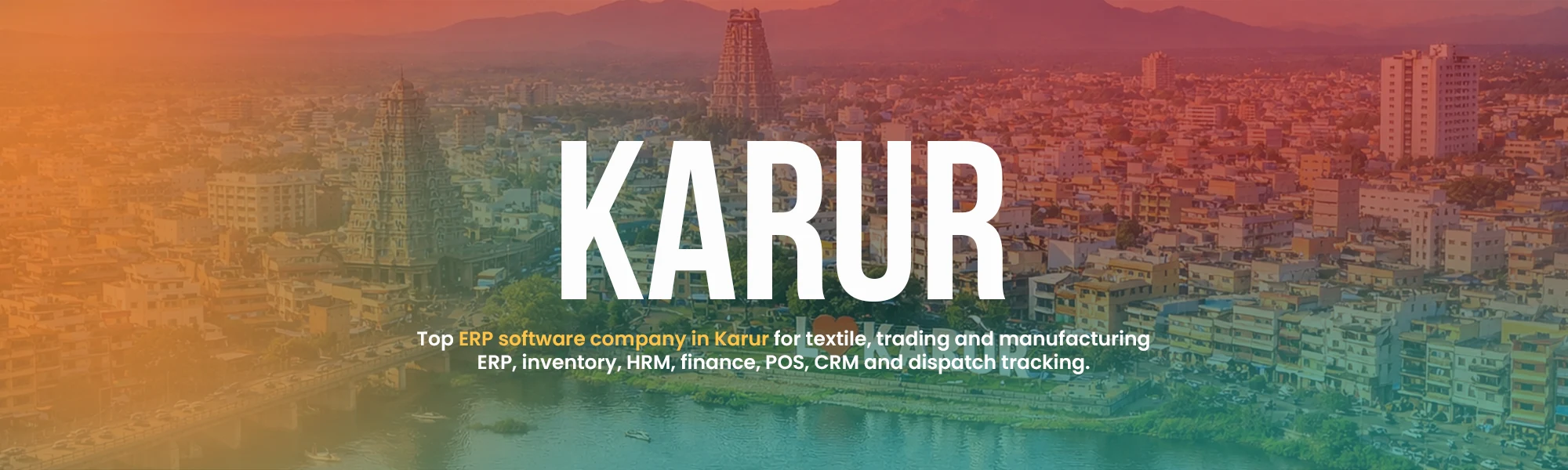 Karur skyline