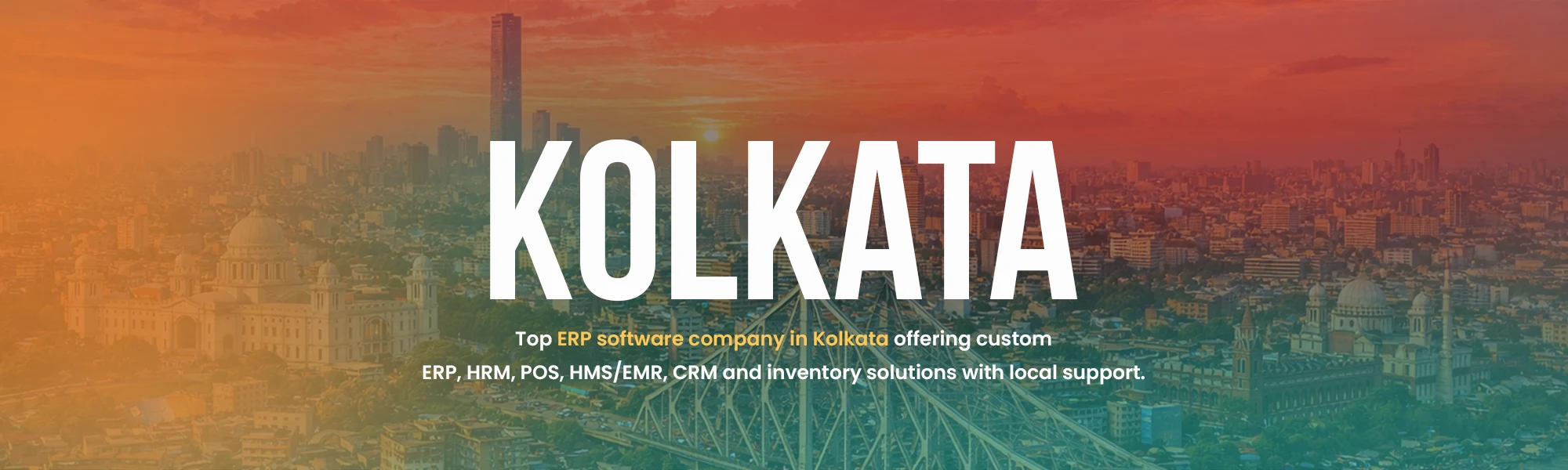 Kolkata skyline