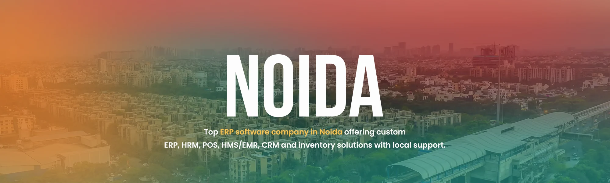 Noida skyline